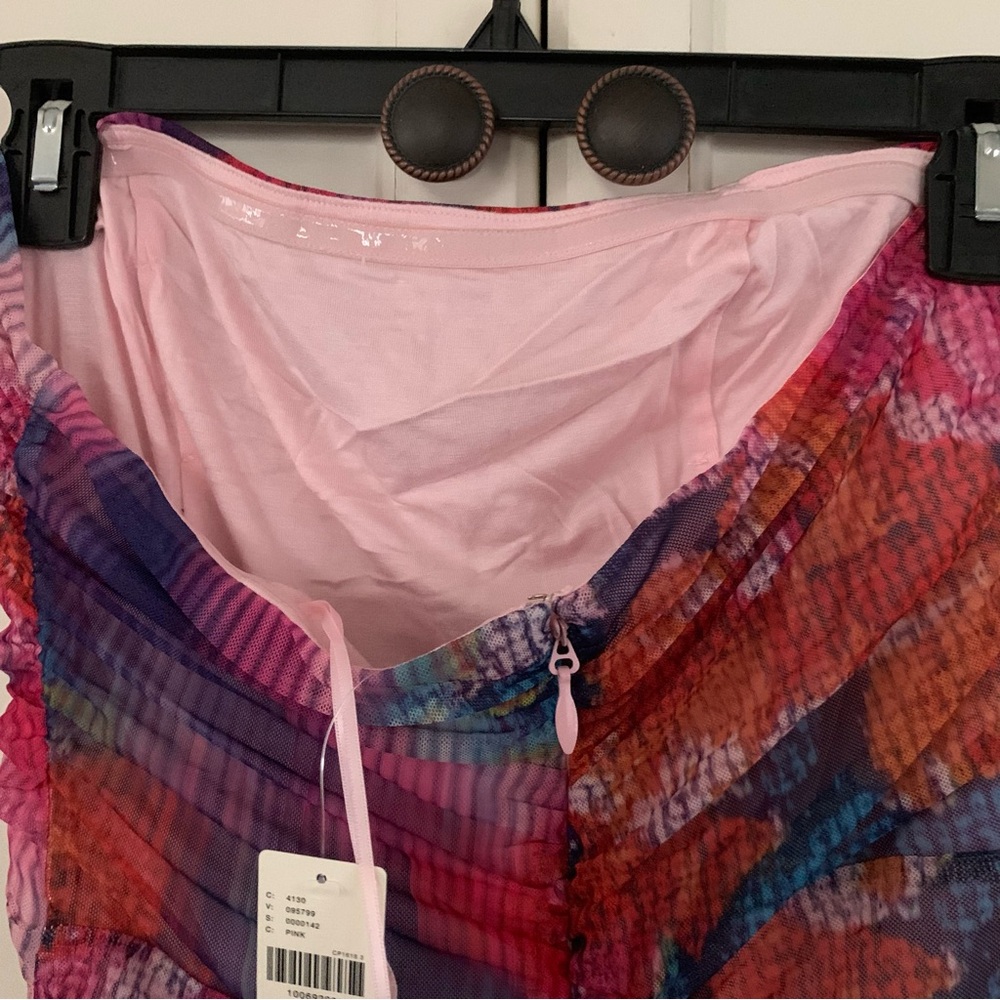 By ANTHROPOLOGIE The Soleil Slim Strapless Ruched Mesh Dress SZ S/Small MSRP$168 - Picture 8 of 8